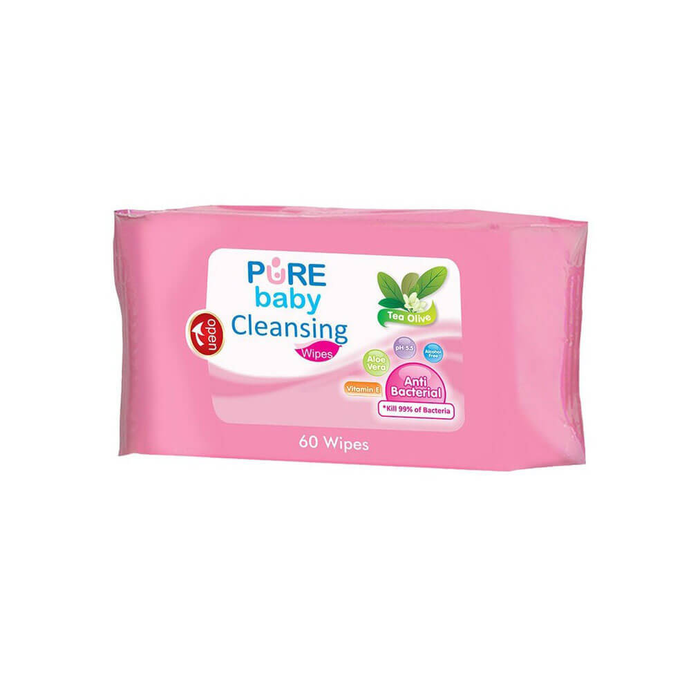 PUREBB CLEANSING WIPES 60