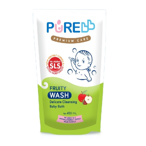 PUREBB WASH 2 IN 1 FRUITY 450 ML REFILL