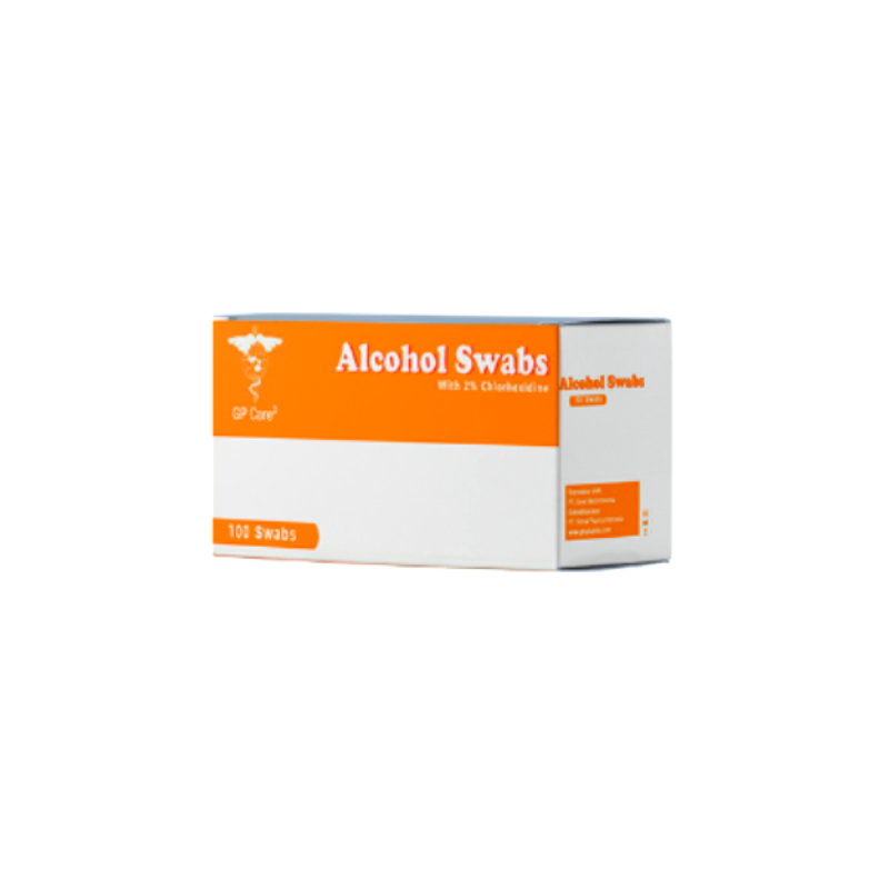 GP CARE ALKOHOL SWAB ORANGE 100 PCS