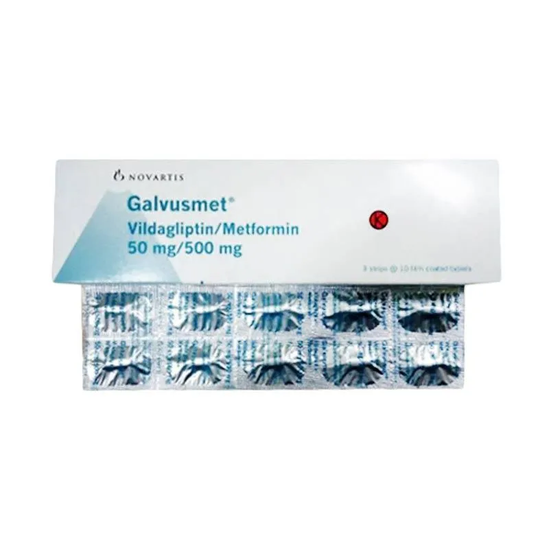 GALVUSMET FCT 50/500MG 