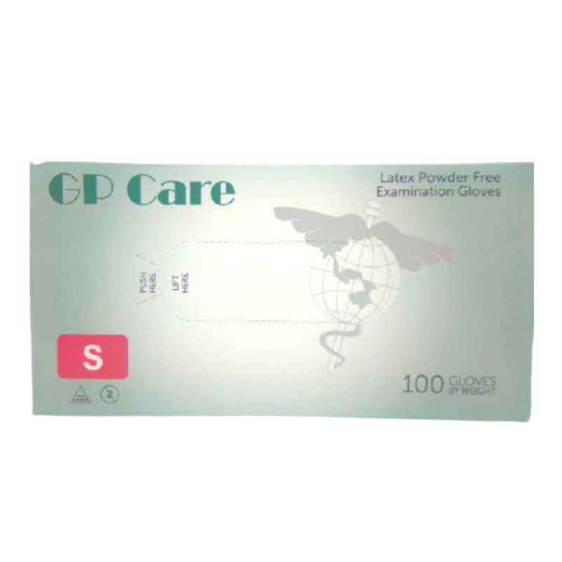 GP CARE LATEX POWDER FREE EXAMINATION GLOVES