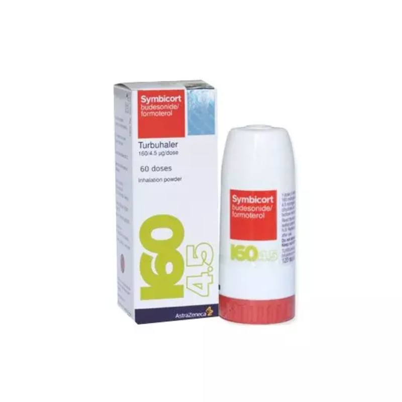 SYMBICORT TURB 160/4.5MCG 60 DOSIS 