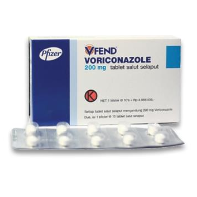 VFEND FCT 200MG 10 TAB