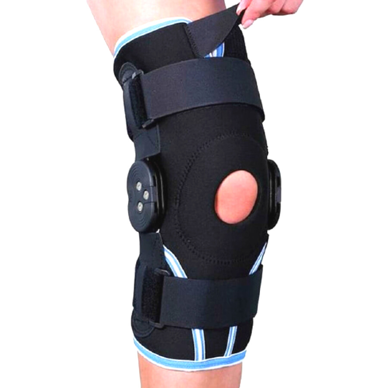 DR ORTHO COMPRESSION AIRMESH KNEE BRACE WITH ROM HINGE 