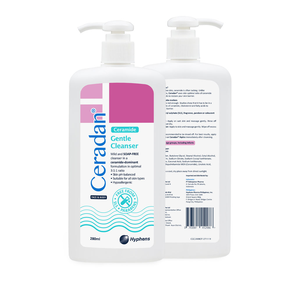CERADAN GENTLE CLEANSEER 280 ML