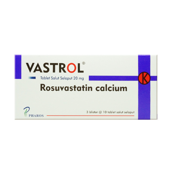 VASTROL 20 MG BOX 30 TABLET